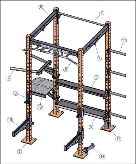 OUTDOOR RIG 1,08x1,08m